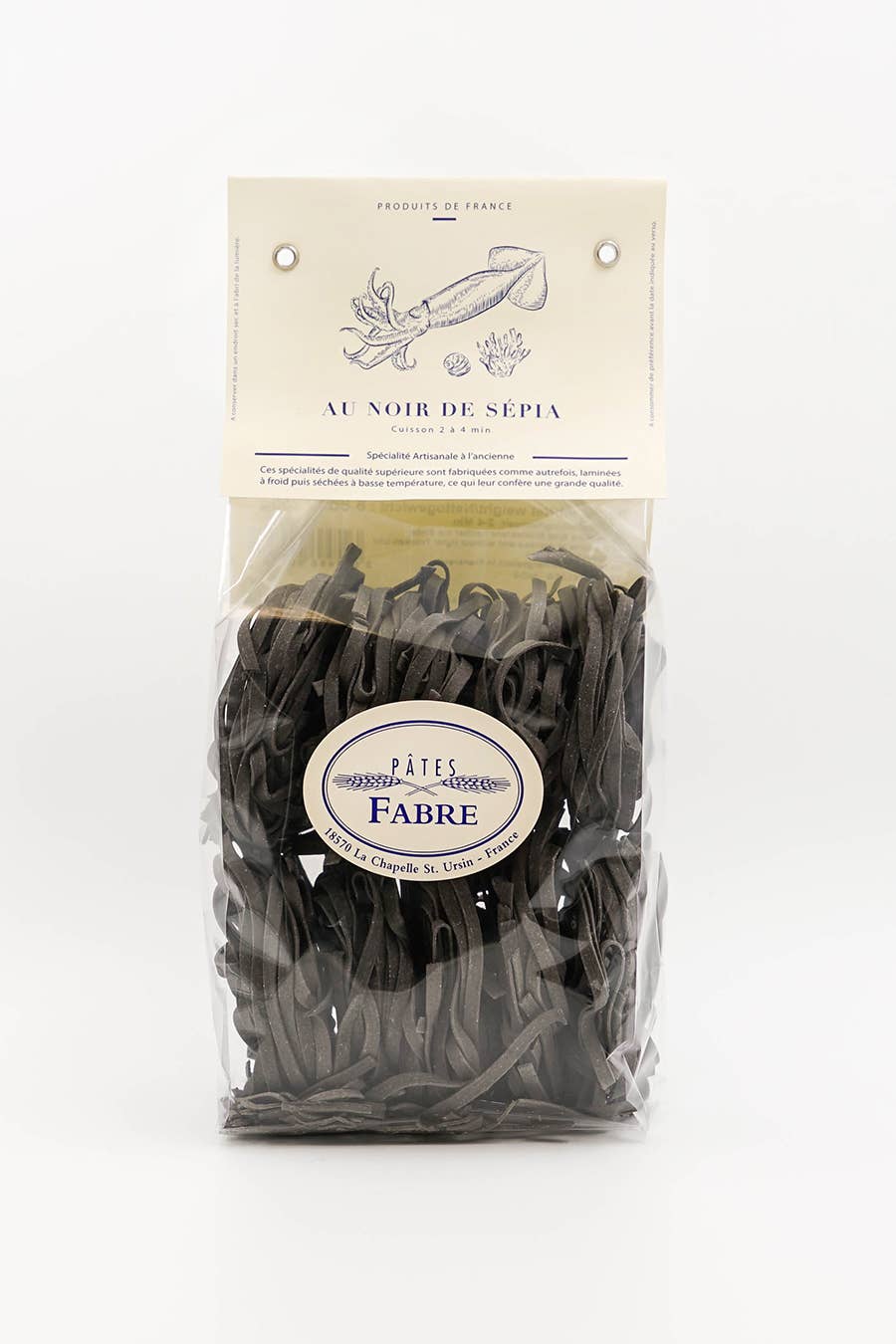 PATES FABRE - Wholesale Pasta - Pasta - Tagliatelle Nests Noir de Sepia1