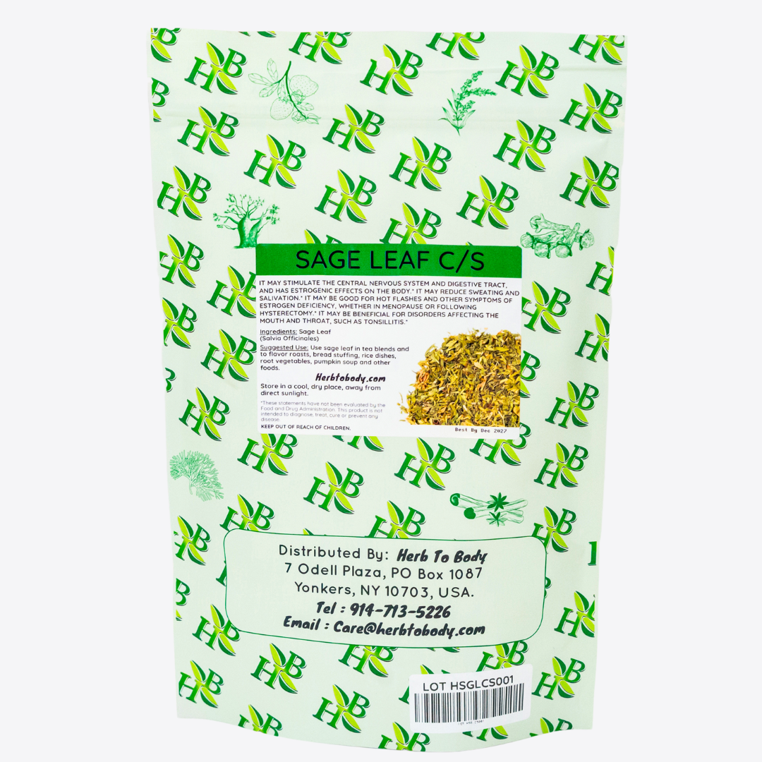 Herb To Body - Wholesale Herbs - Sage Leaf C/S1