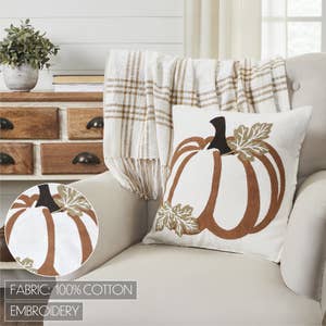 Pumpkin Trio Pillow Cover 18x18 inch