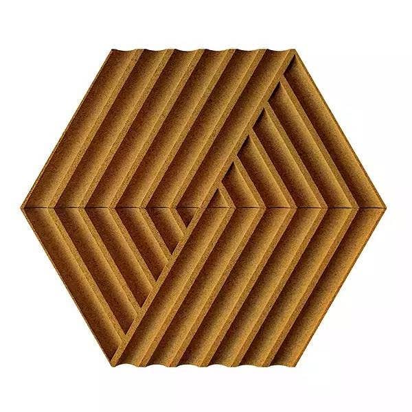 Dekostyl - Wholesale Wall Sign - 3D wall panels made of cork acoustic tiles WEAVE11