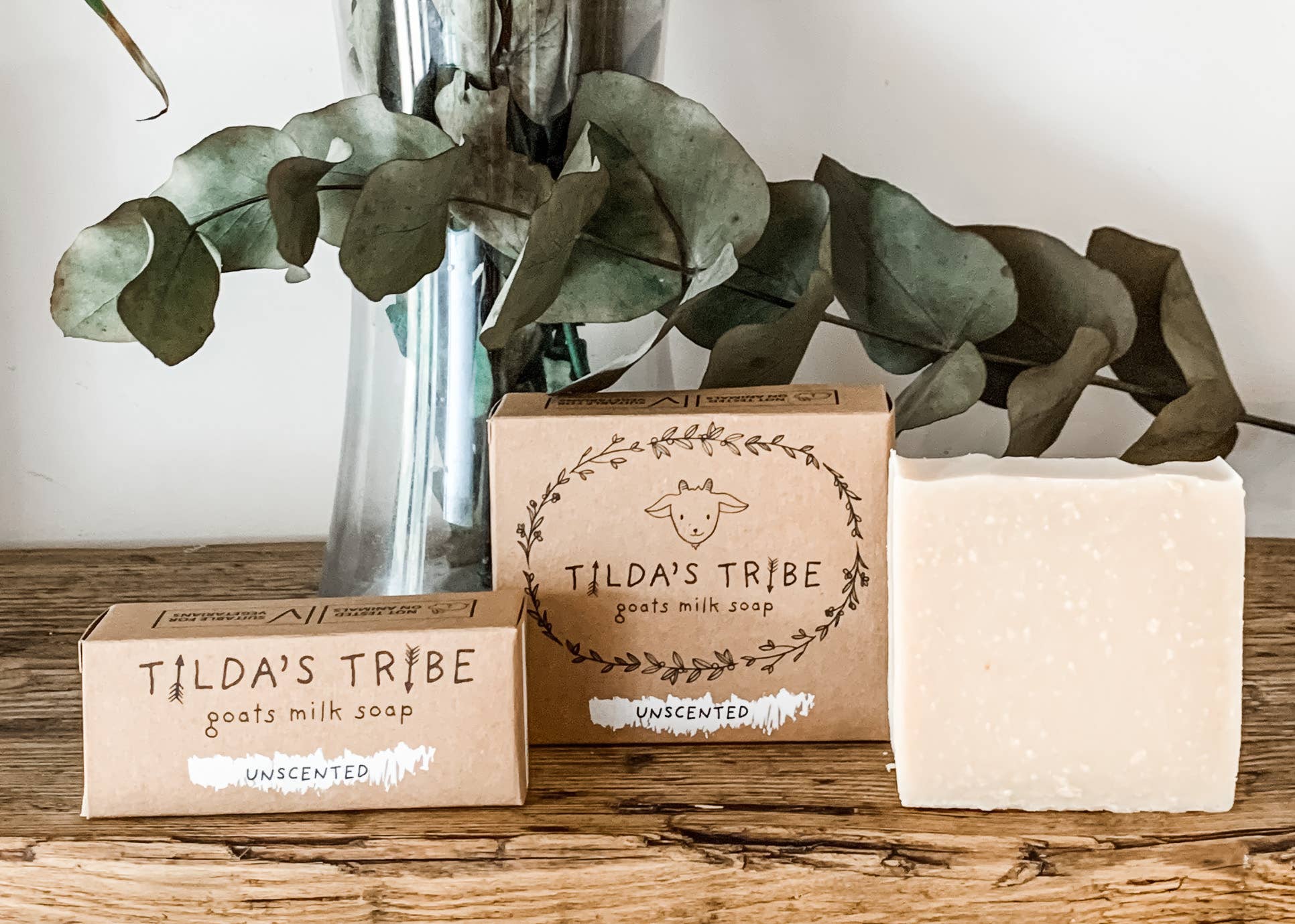 Tildas Tribe – wholesale Bar Soap – Unscented Goats Milk Soap