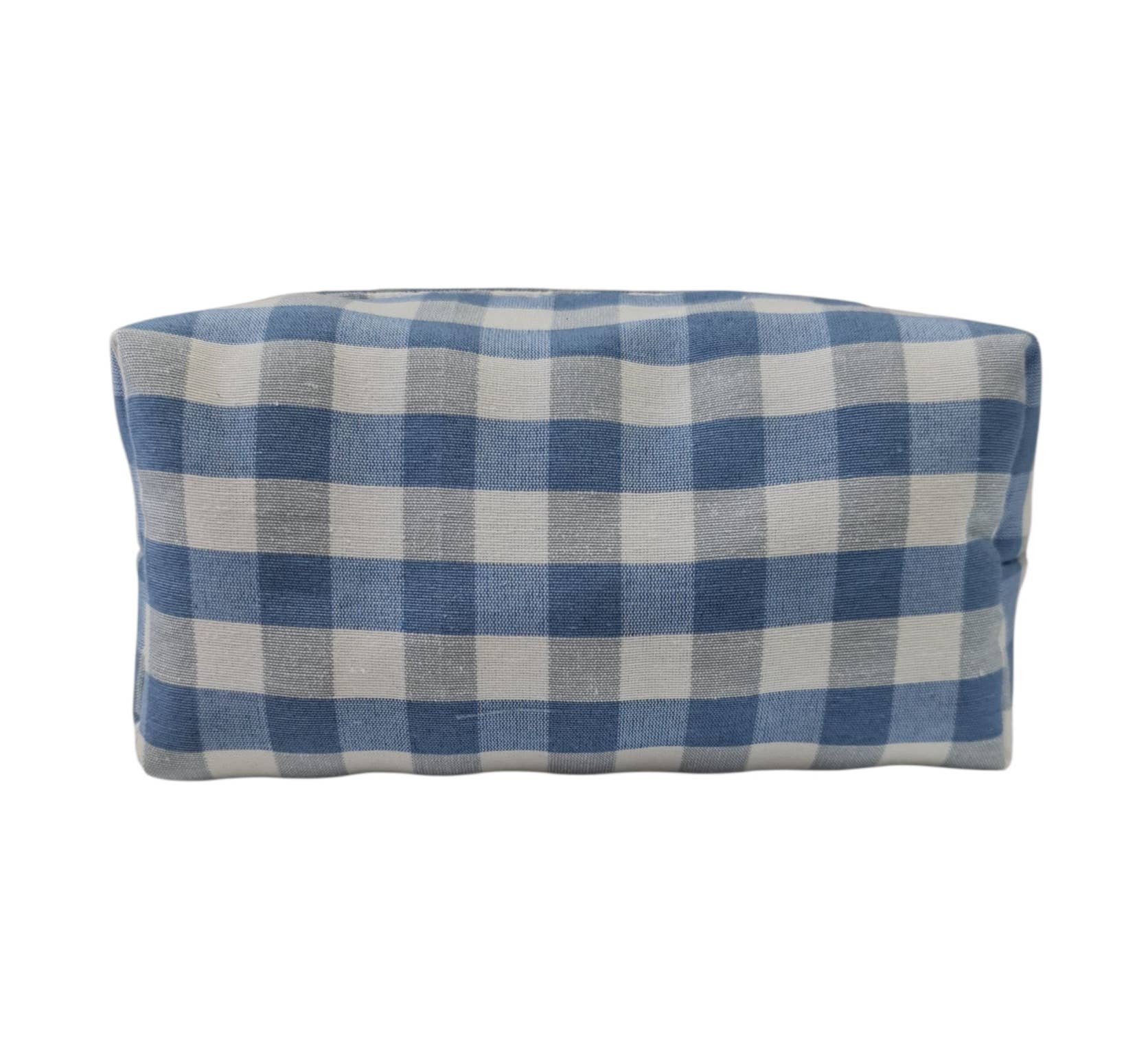 Lunaria Lab - Wholesale Makeup/Cosmetic Bag - Make up bag in Blue denim Cotton10