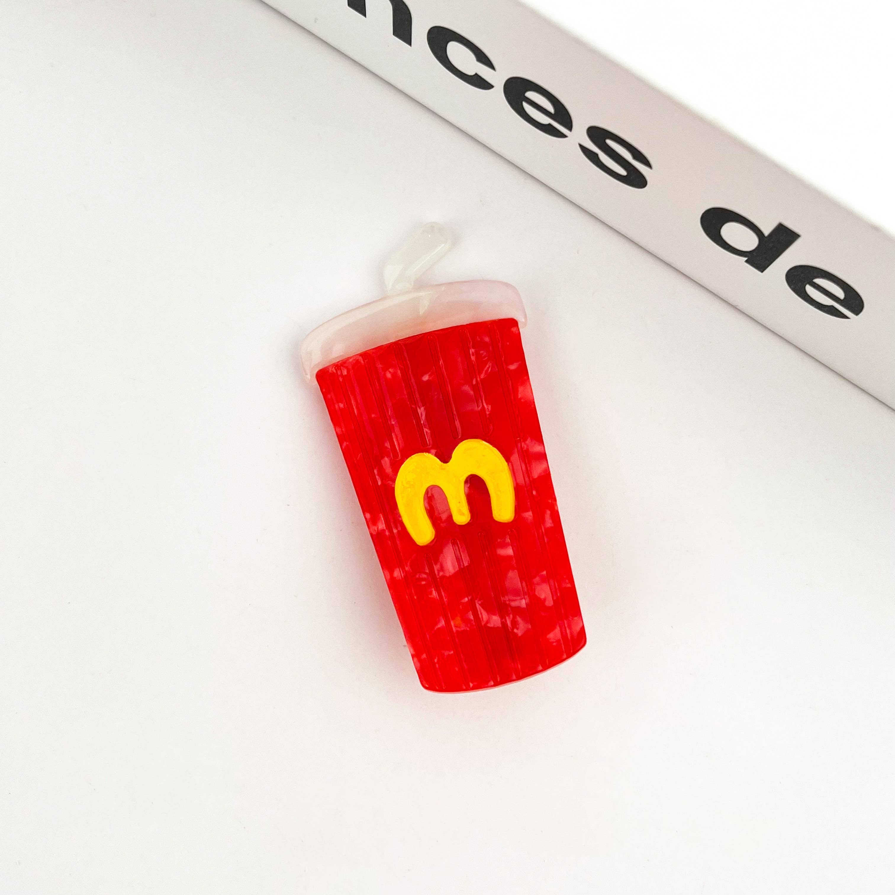 TheDivaSoap - Wholesale Hair Clip - Women's - Fun & Stylish Coke Fries Duckbill Clip, Eco-friendly Claw4