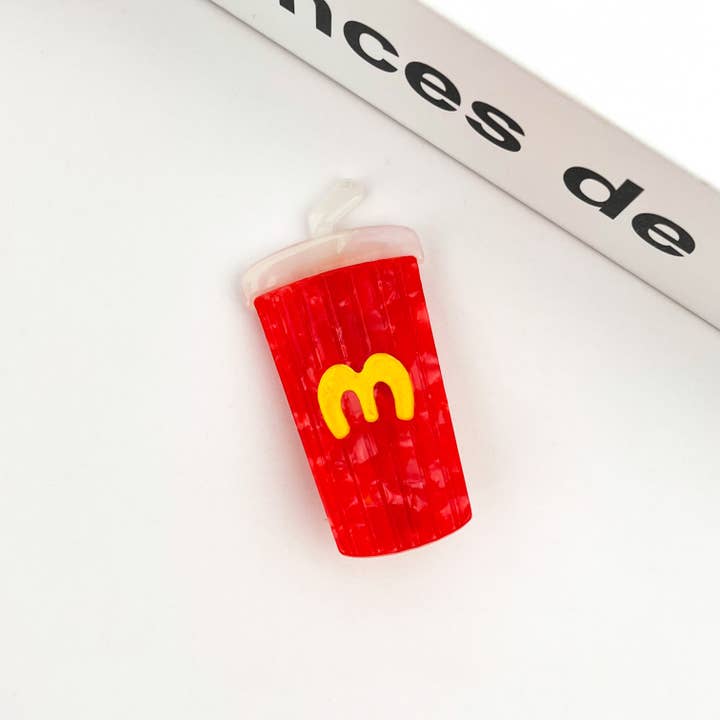 TheDivaSoap - Wholesale Hair Clip - Women's - Fun & Stylish Coke Fries Duckbill Clip, Eco-friendly Claw4