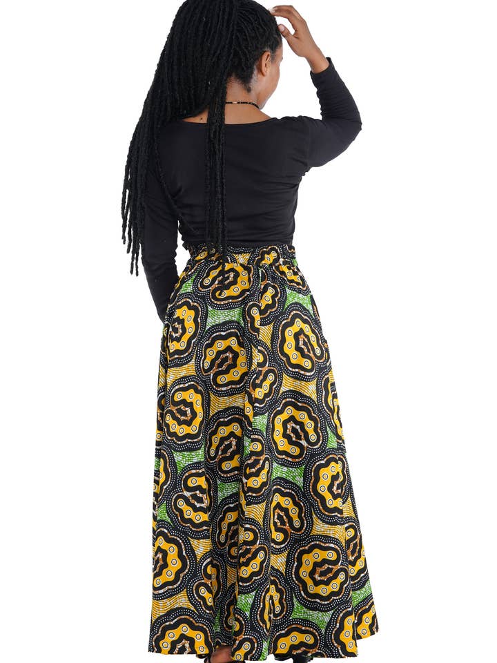 Satsuma Wholesale - Wholesale Skirt - Women's - African Ankara Women Long Maxi Skirt | One Size1