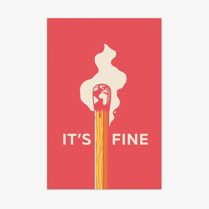 It's Fine - 4x6 Print for wholesale by Happy Impulse