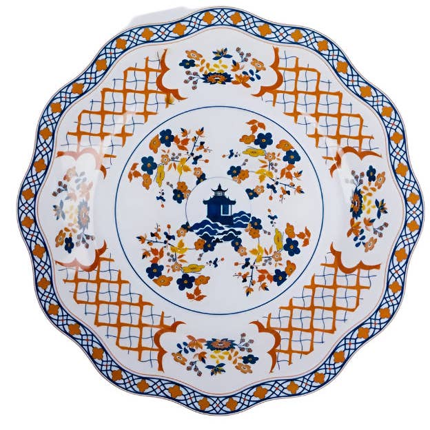 Collezione di stoviglie in melamina Blooming Sunset Pagoda per la vendita all'ingrosso da parte di The Enchanted Home