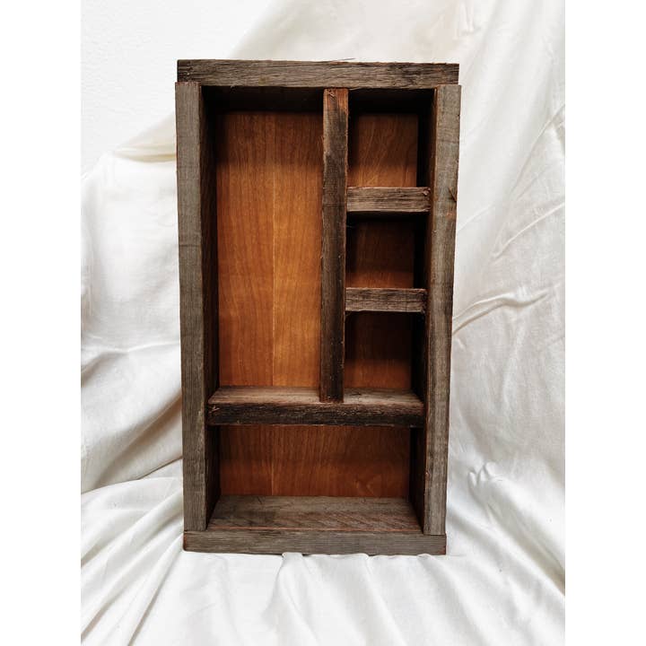 Alibi Interiors - Wholesale Wall Mounted Shelf - Reclaimed Wood Heritage Shelf Box Shadow Box1