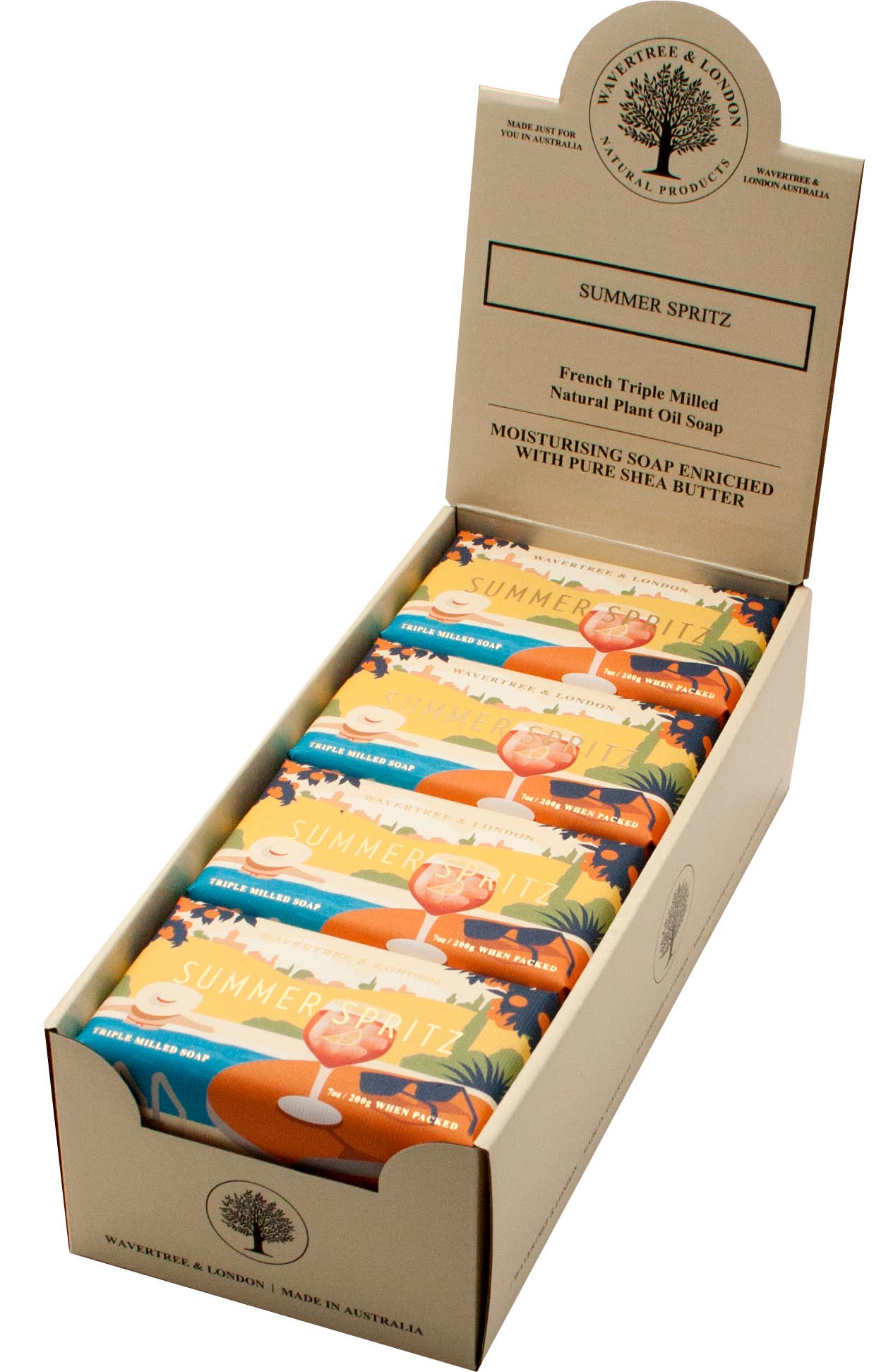 Wavertree & London - Wholesale Bar Soap - Wavertree & London Summer Spritz Luxury Soap Bars1