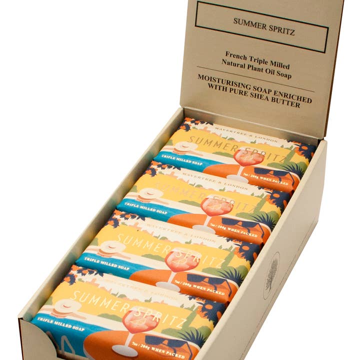 Wavertree & London - Wholesale Bar Soap - Wavertree & London Summer Spritz Luxury Soap Bars1