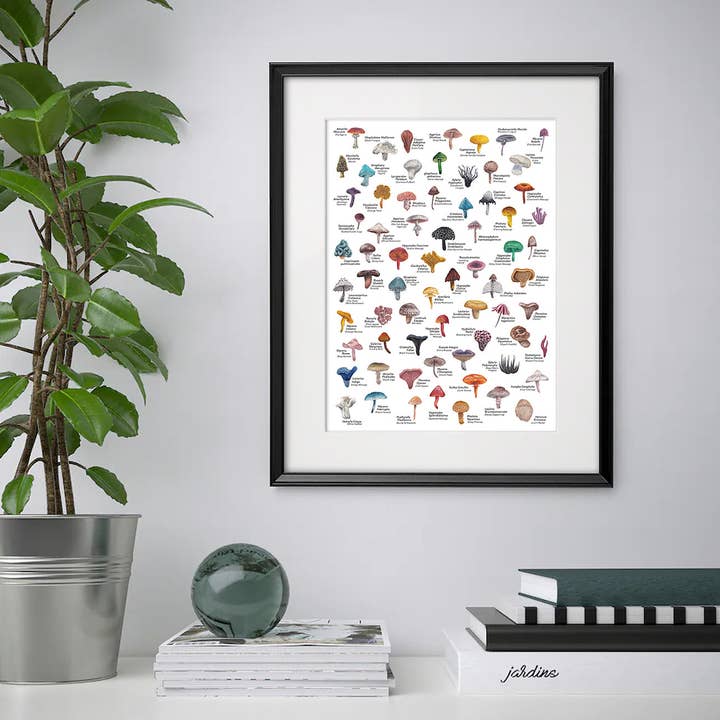 Lucy Locks Art - Wholesale Art Print - Mushroom A3 Print9