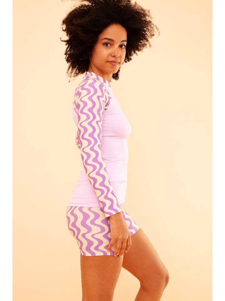 Adalù srl - Wholesale Rashguard - Women’s - Frida Rashguard – Lycra Surf Shirt10