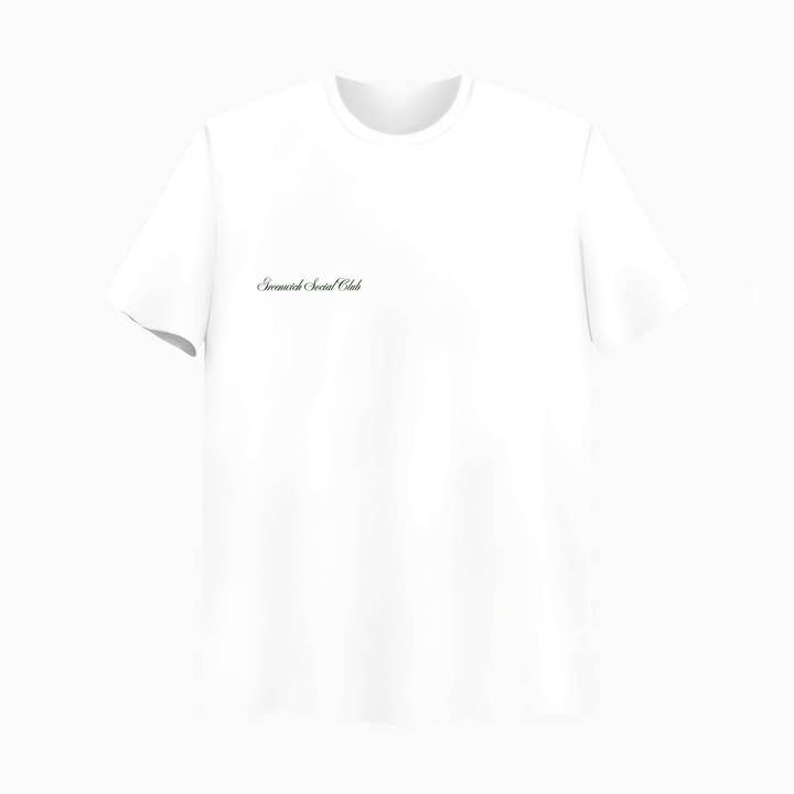 Maglietta in cotone 100% "Bevi Matcha Freddo, Gioca Più a Tennis" per la vendita all'ingrosso da parte di Greenwich Social Club