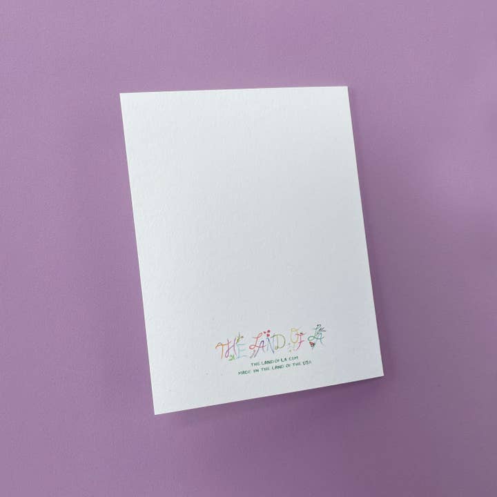 The Land of La – wholesale Birthday card – Ice Cream Cookie Sandwich 1