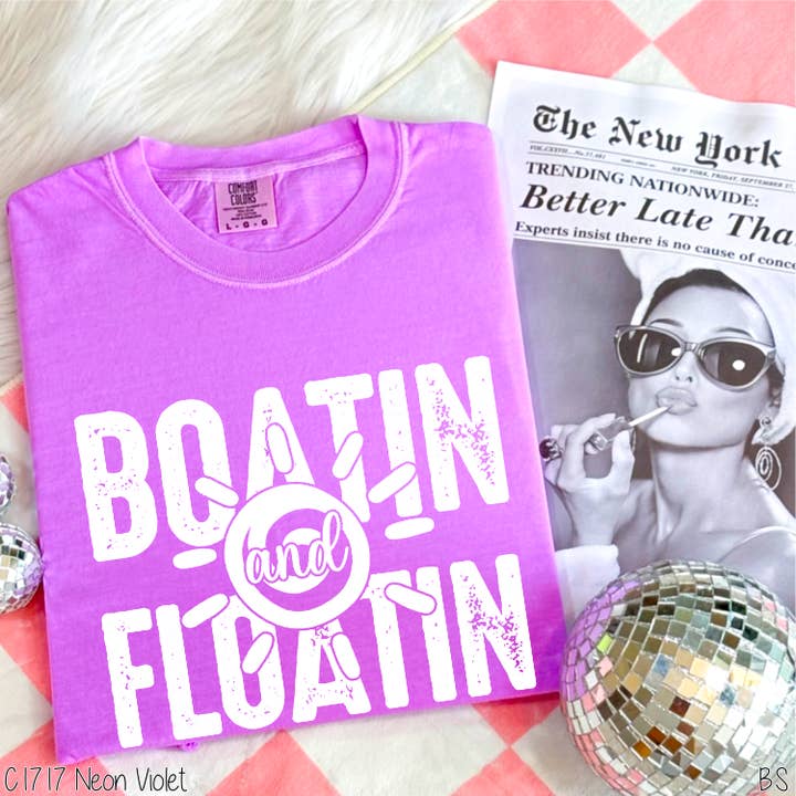 Bama Screens - Wholesale Sublimation Transfer - Boatin And Floatin #BS8229