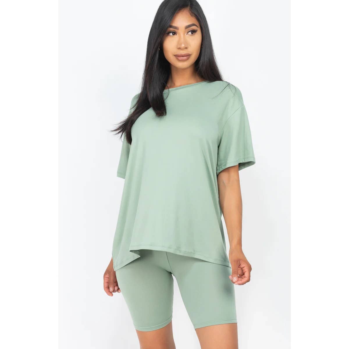 HiteJeans – wholesale Top & short set (NOT loungewear) – Women’s – TWO PIECE TOP BIKER SHORTS SET14