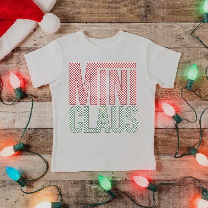 Mini Claus Infant / Toddler Tee or Bodysuit for wholesale by Lori and Val