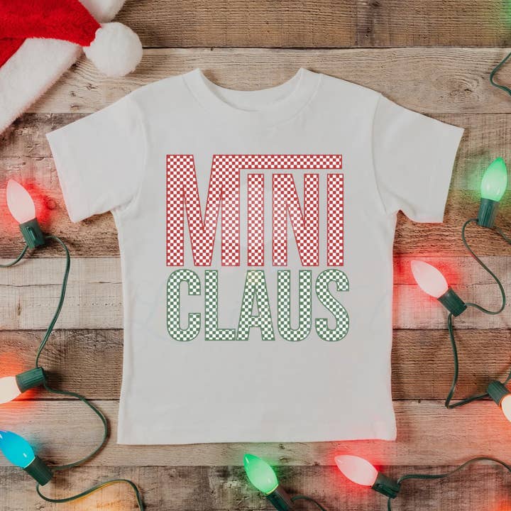 Mini Claus Tee ou Body pour Bébé / Tout-petit pour la vente par Lori and Val