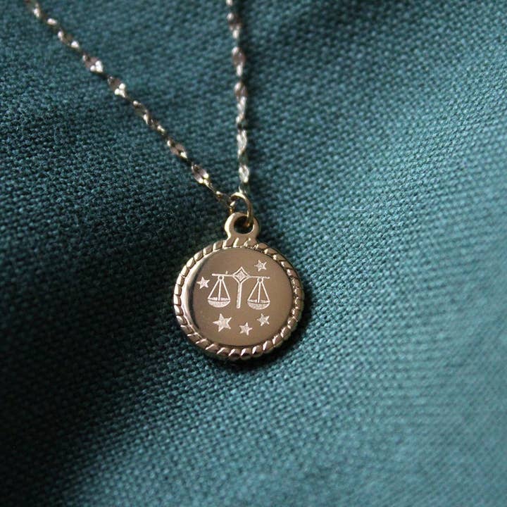 Libra Constellation Zodiac halskæde for engroshandel hos Maral Kunst