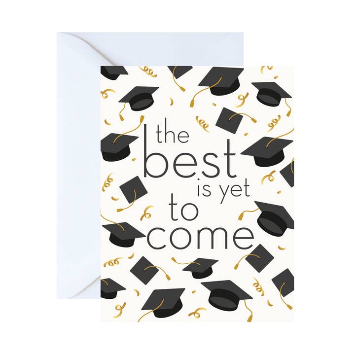 The Best Is Yet To Come- A2 Folded Greeting Card for wholesale by The Paxton Press