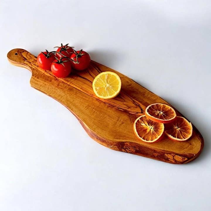 Rustic Cutting Board with Handle for wholesale by Oliveart