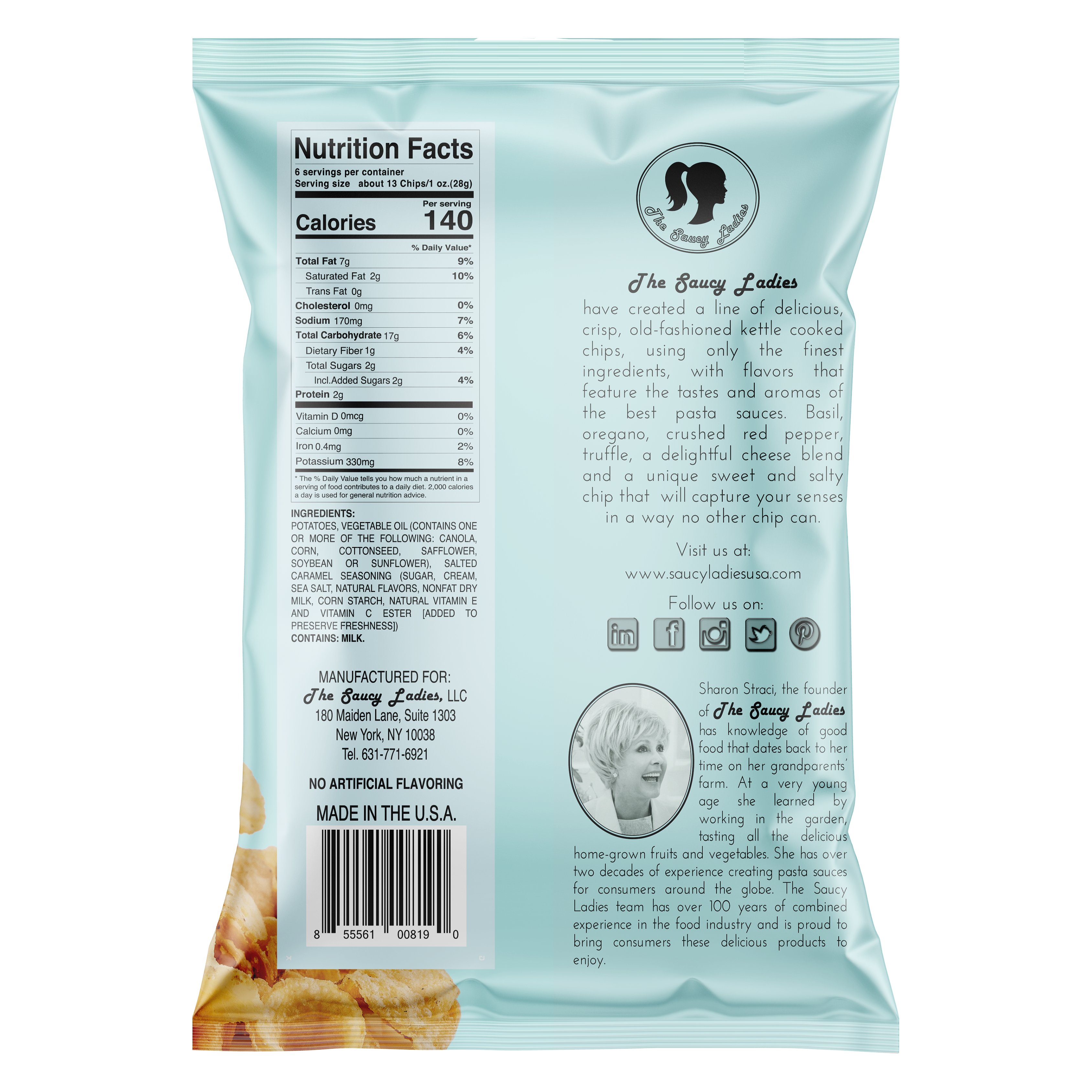 The Saucy Ladies - Wholesale Chips - Saucy Ladies Sweet & Salty Kettle Chips - 6oz1