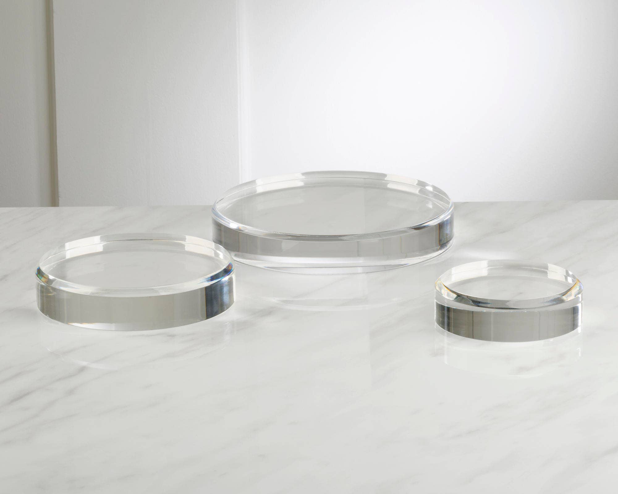 Tripar International - Wholesale Desk Riser - Round Acrylic Risers - Set of 33