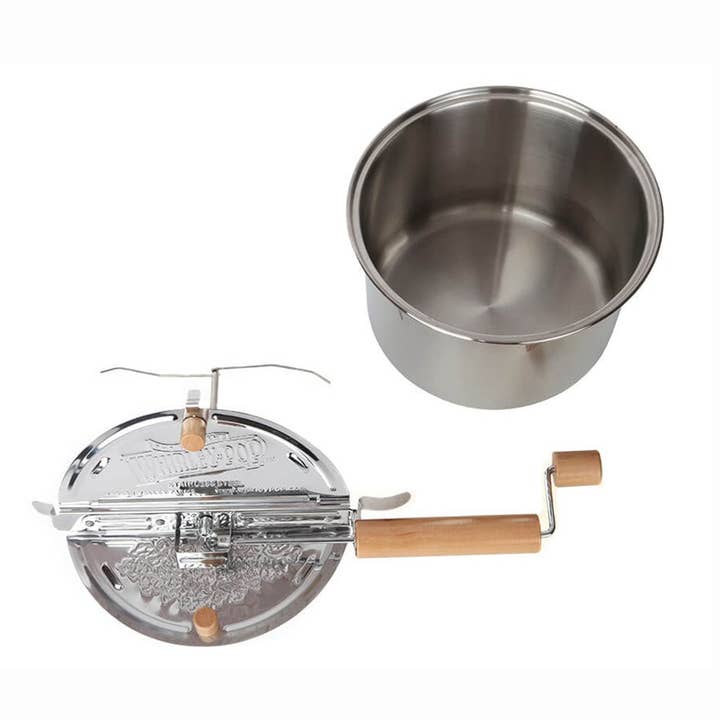 Flyer Foods Inc - Wholesale Kitchen Appliance - Stainless Steel Whirley Pop Popcorn Popper
