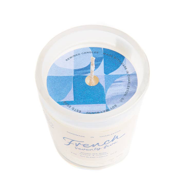 Rewined - Wholesale Jar/Filled Candle - Rewined French 75 Candle 6 oz4