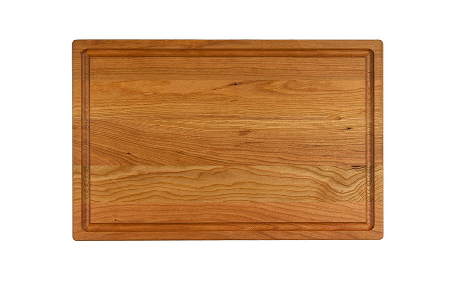 Wood Hill Boards Inc - Wholesale Cutting Board - Cherry - G17 - Large Cutting Board with Juice Groove 17''x11''x3/4''2