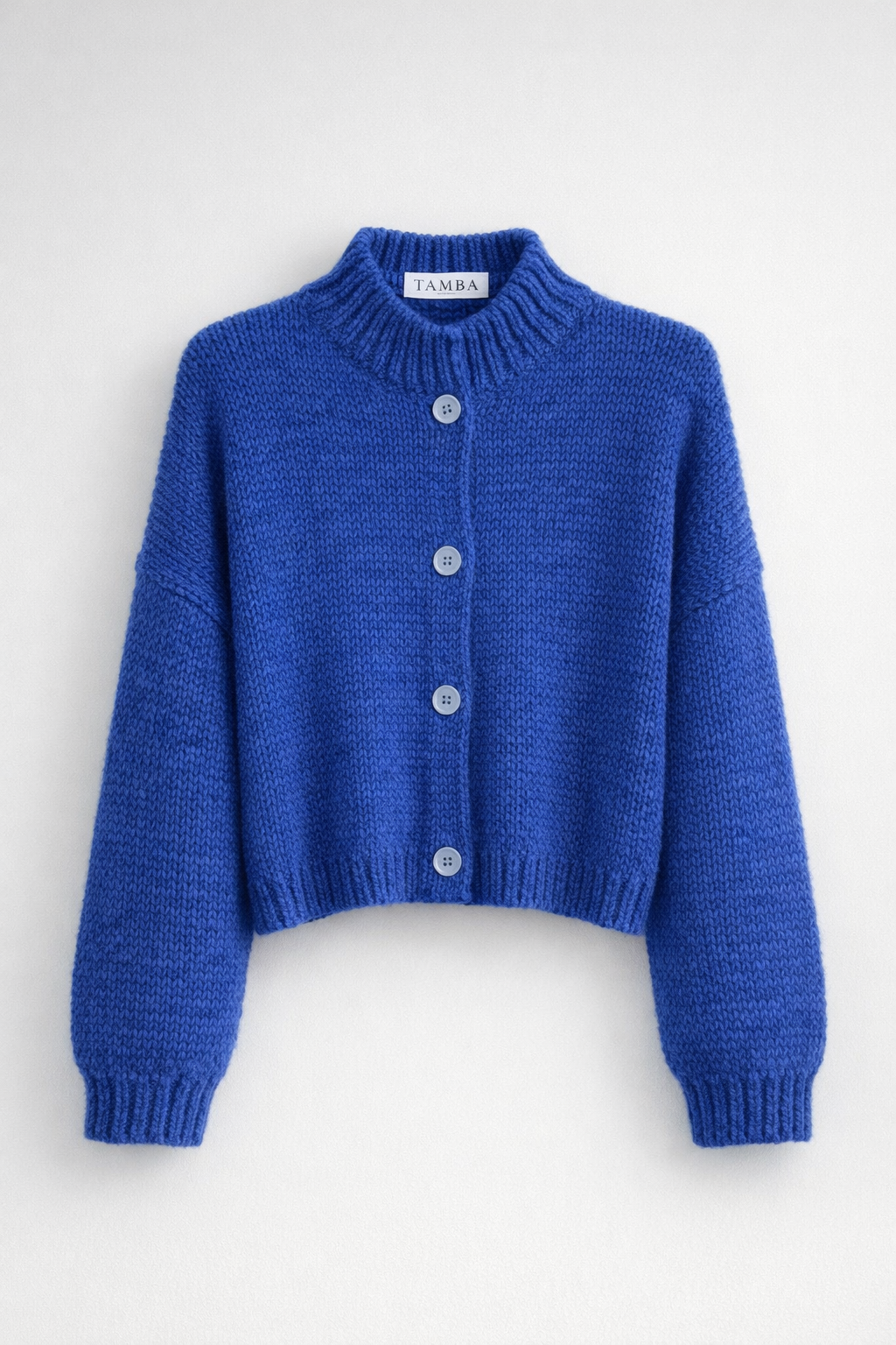 TAMBA – wholesale Kofta - Dam – Angora alpacka kofta med ståkrage och knappslå8