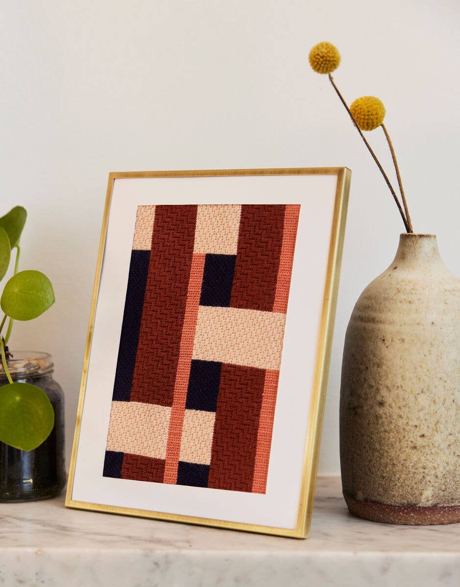 DMC - Wholesale Embroidery/Cross Stitch Supplies - Wool and the Gang Intersecting Needlepoint Kit