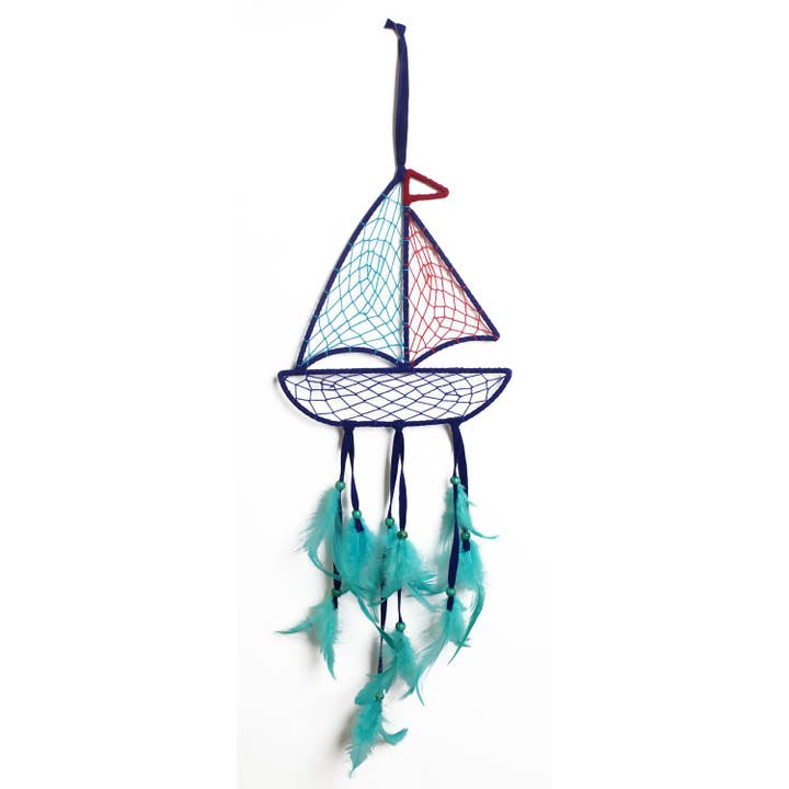 SALE Dreamcatcher Boat Dark Blue 27.5" for wholesale by Beachcombers