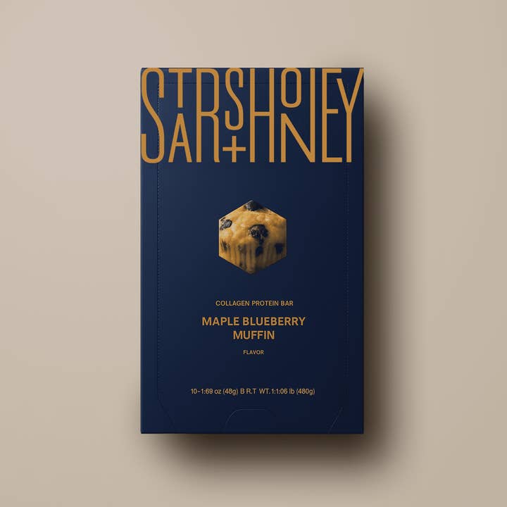 Stars + Honey - Wholesale Snack bar - Maple Blueberry Muffin (10-Pack)3