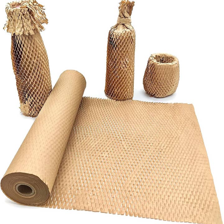 IPACKNOW INC - Wholesale Craft Supplies - Honeycomb Packing Paper, 15" x 131' Packing Paper Cushioning