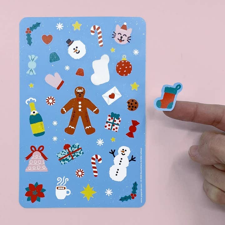 HOLIDAYS – Sticker Sheet for wholesale by Paperole