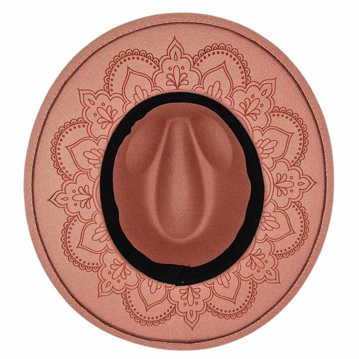 Vegan Boho Adjustable Brim Hat Mandala for wholesale by Statement Peace