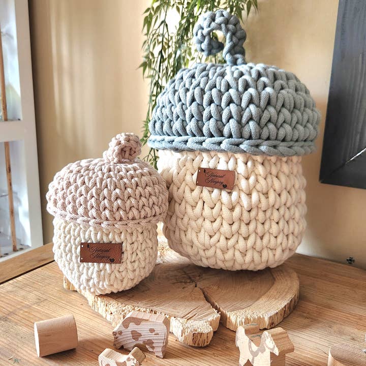 Naturalmarjory - Wholesale Basket - “Gland” Crochet Basket - Utensil Storage Basket ideas8