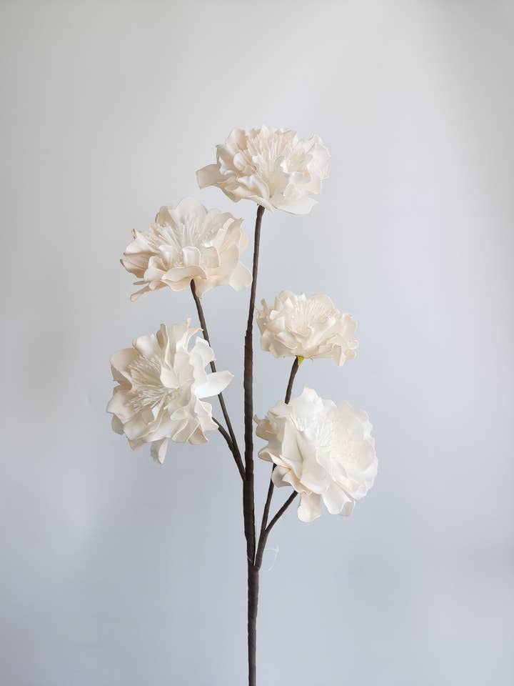 Soft Apricot Foam Flower 32.5x15" for wholesale by The Light Garden Collection