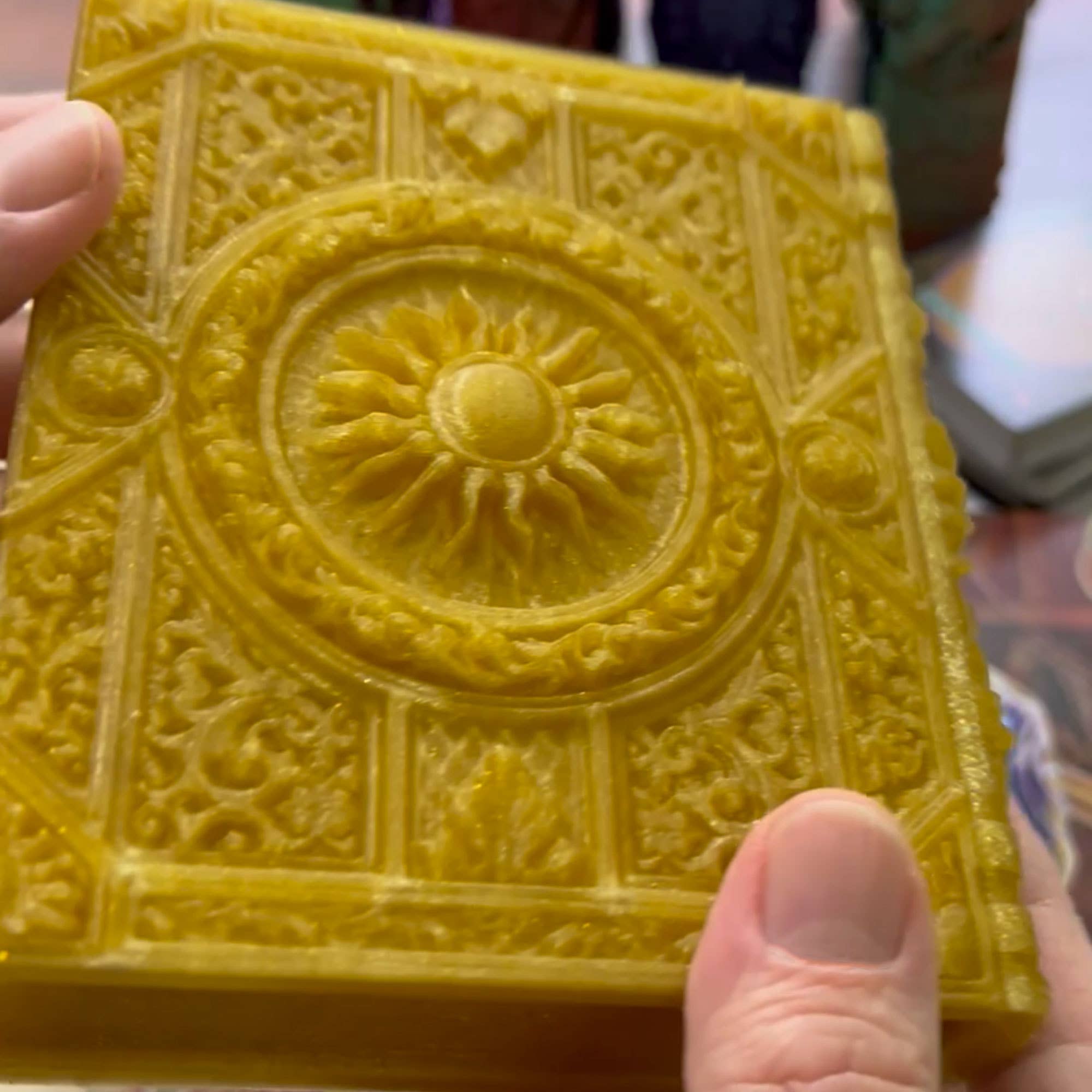 American Carver LLC - Wholesale Dice - Light Magic Storage Tome for TTRPG, MTG, Pokemon, D&D Gaming4