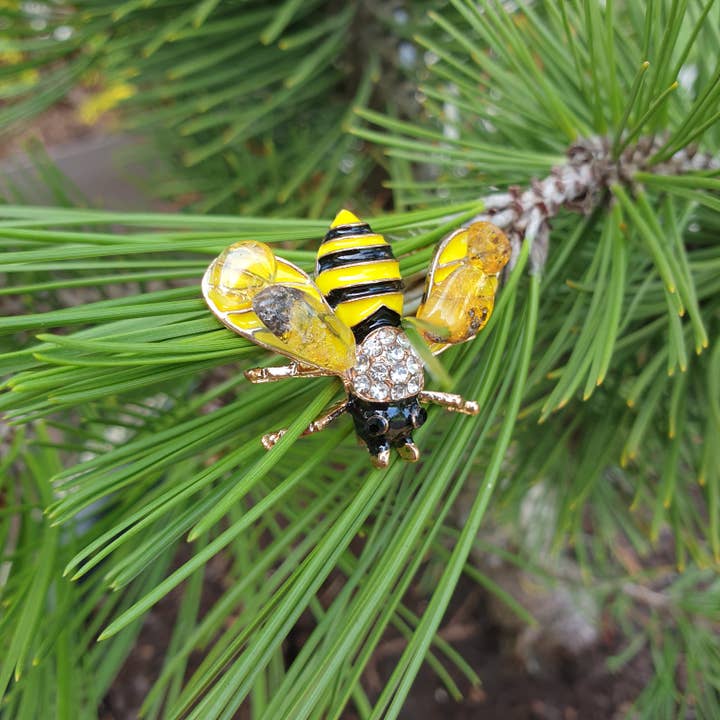 AmberLithuania - Venta al por mayor Broches - Broche de abeja con ámbar6