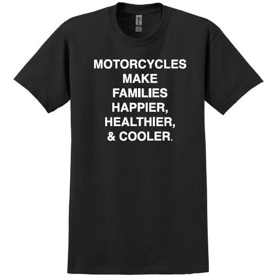 Mimi and Moto Adult T-Shirt for wholesale by Mimi and Moto: The Motorcycle Monkeys
