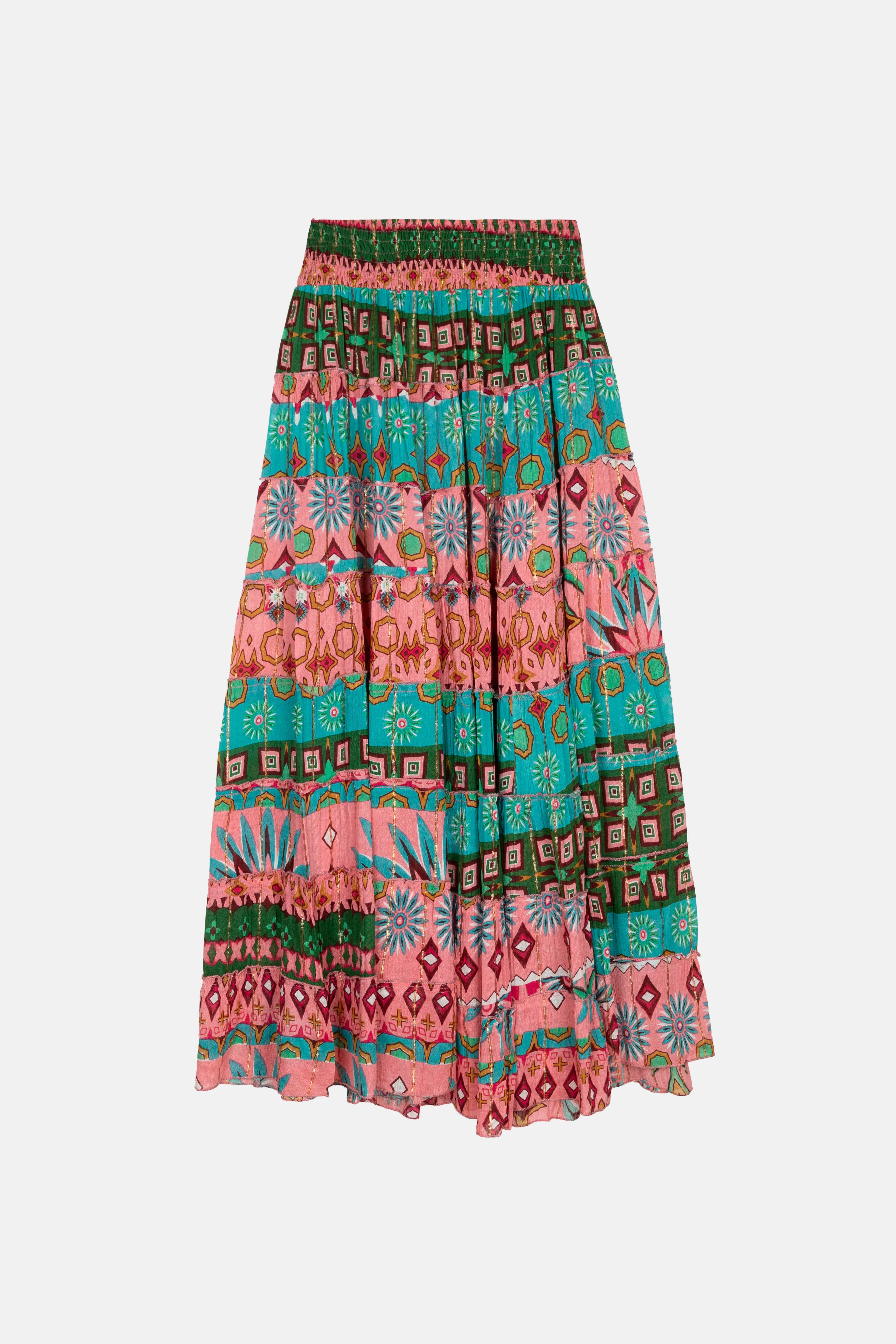 Piti Cuiti - Vente Ensemble haut et jupe - Femme - Ensemble jupe Goa Rosa6