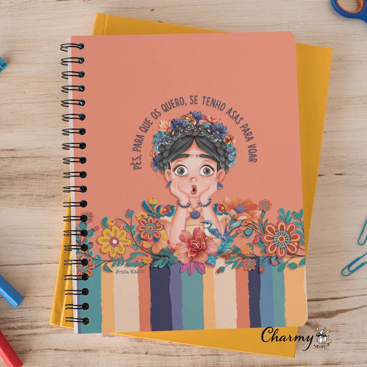 Agenda Personalizável Frida Barras por atacado de Charmy Gift Store