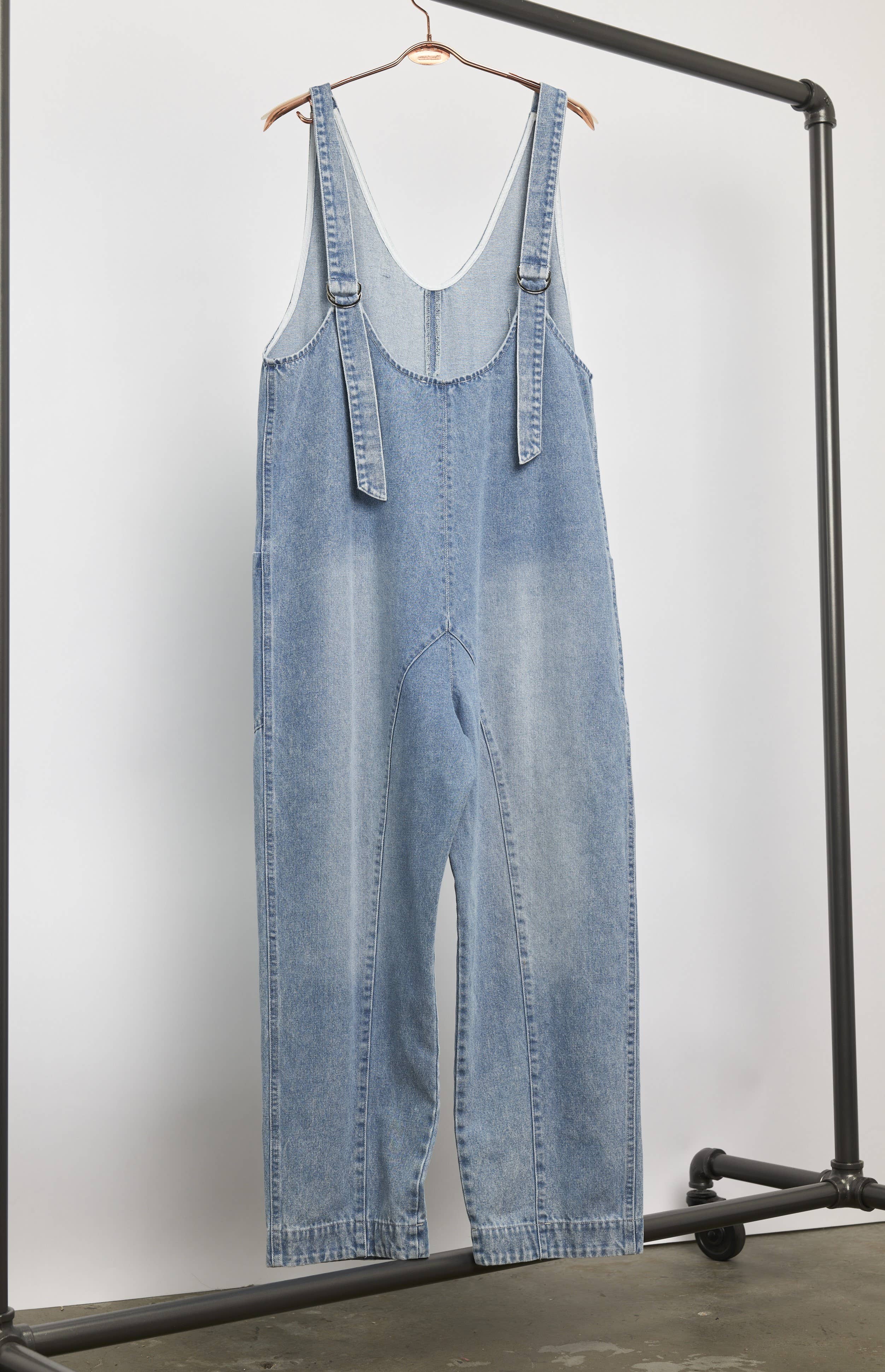 Newbury Kustom - Vente Jean – femme - 80298 - Salopette en jean vintage6