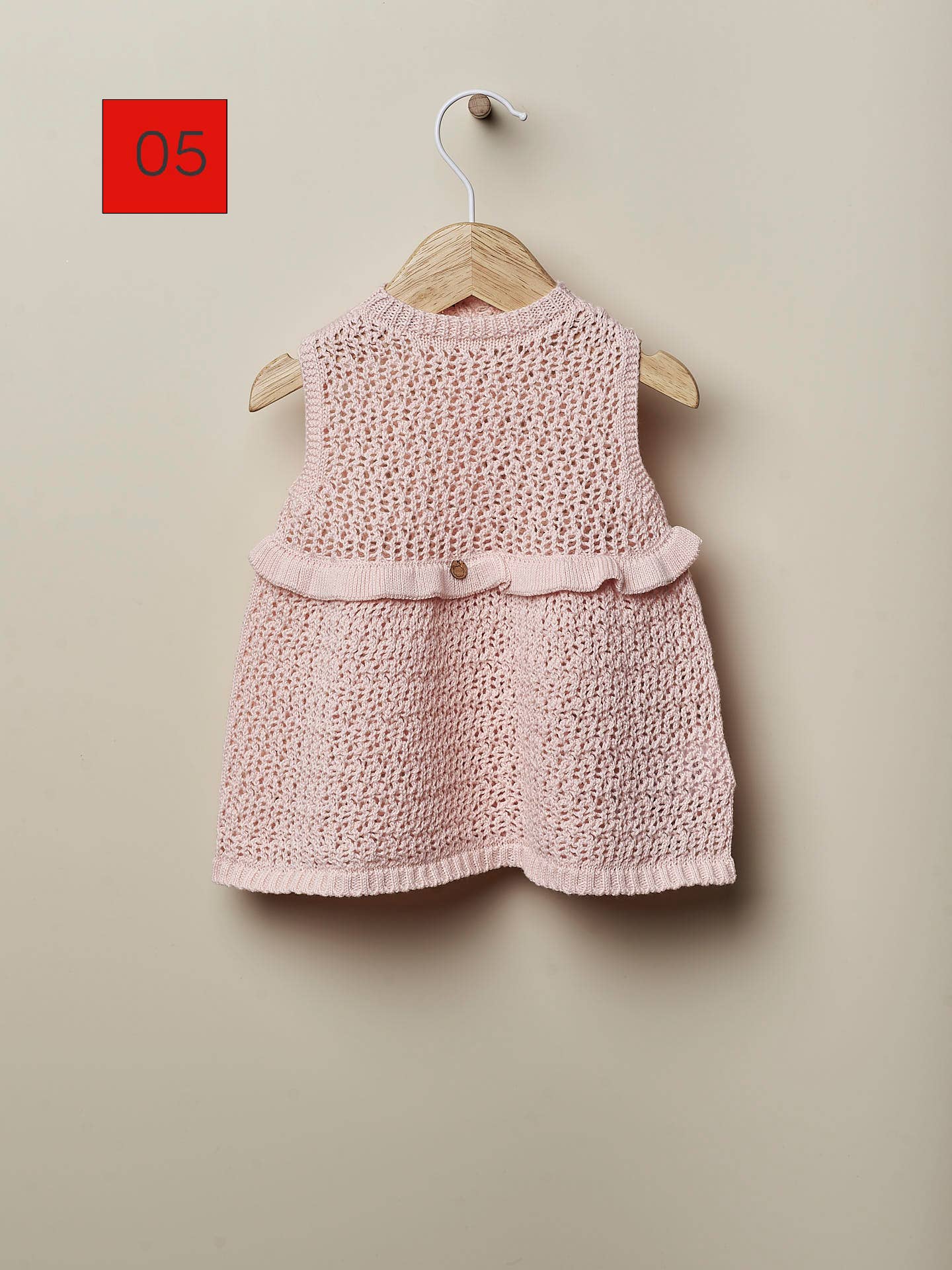 Wedoble: sustainable children's fashion - Wholesale Dress - Baby - Vestido com mangas curtas em malha de algodão | FRIENDLY VIBE2