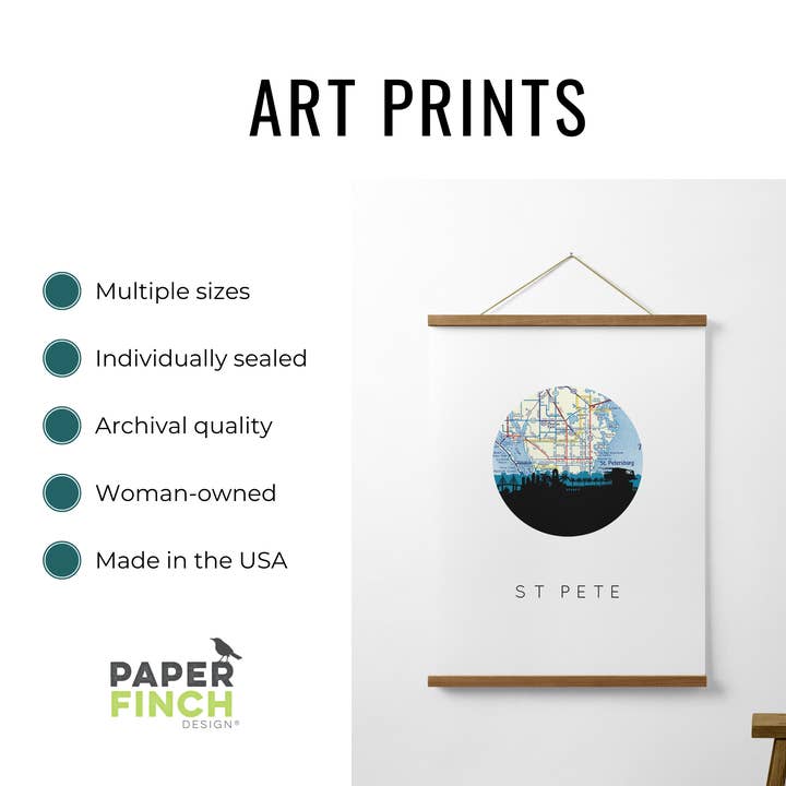 Paperfinch Design - Vendita all'ingrosso Stampa artistica - Stampa d'arte del fiore di melo del Michigan | serie di fiori statali5