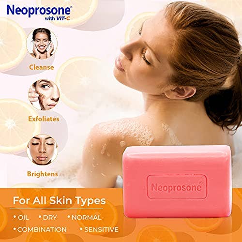 Mitchell Brands - Wholesale Bar Soap - Neoprosone Cleansing Bar Soap with Vitamin C - 200g / 4.4 Oz