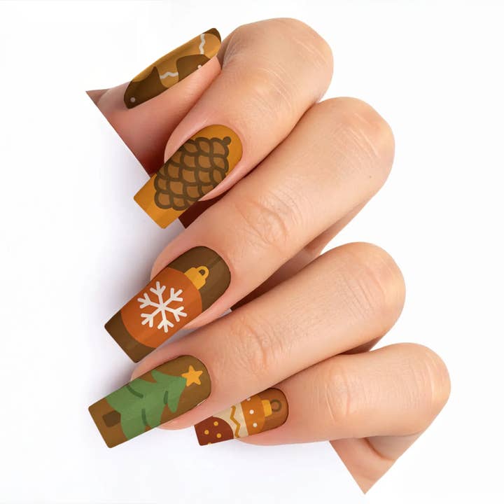 FYNE BODY - Wholesale Press-on/fake nails - Hot Cocoa Christmas Press-On Nails27