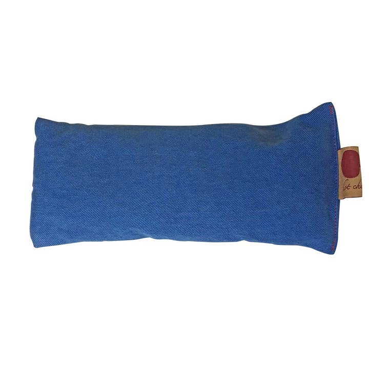 Tester - Cuscino Occhio in Denim Blu per la vendita all'ingrosso da parte di Hot Cherry Pillows